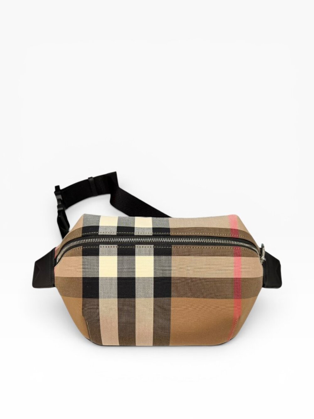 Burberry Medium Super Exploded Check Belt Bag Crossbody Waist Pack MSRP $910 - Picture 7 of 11